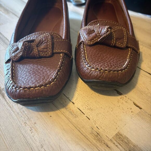 L.L. Bean Women’s Size 8 M Brown Leather Loafer Driving Moccasins Comfort Shoe - Picture 9 of 12